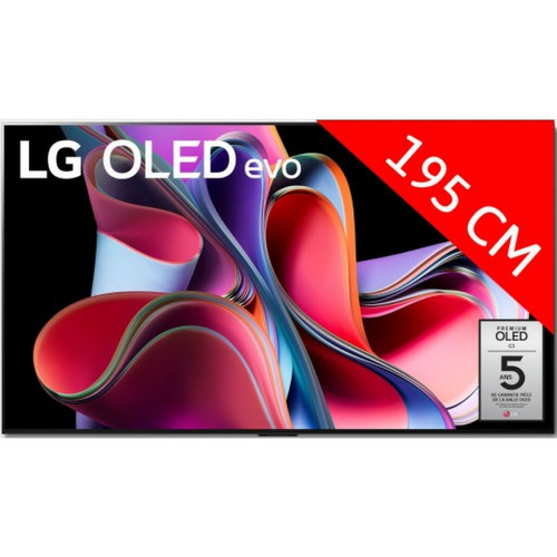 LG - TV OLED 4K 195 cm TV LG OLED evo OLED77G3 LG - TV 66'' et plus LG