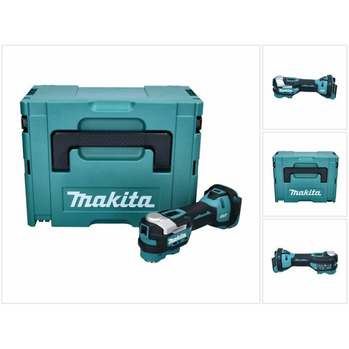 Makita - Makita DTM52ZJ Découpeur-ponceur multifonction sans fil 18V Starlock Max Brushless + Coffret Makpac - sans batterie, sans chargeur Makita - Packs d'outillage électroportatif Makita