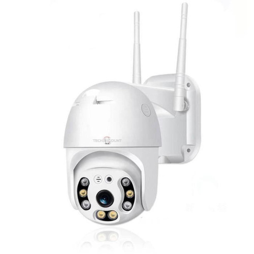 Webcam Tech Discount TD® Camera Surveillance Wifi Extérieure 1080P Couleur IP360° Etanche IP65 sécurité IP sans Fil capteur Alerte d'activité Vision Noct