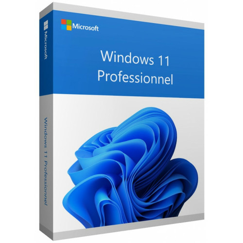 Microsoft - Microsoft Windows 11 Professionnel (Pro) - 64 bits - Clé licence à télécharger - Livraison rapide 7/7j Microsoft  - Logiciels