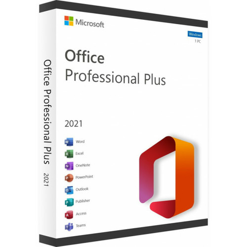 Utilitaires Bureautique Microsoft Microsoft Office 2021 Professionnel Plus (clé bind ) - Clé licence à télécharger - Livraison rapide 7/7j