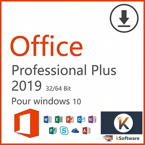 Microsoft - Office Professionnel Plus 2019 Microsoft  - Logiciels
