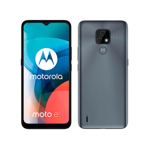 Motorola - Motorola Moto E7 2Go/32Go Gris (Gris minéral) Dual Sim MC376 Motorola  - Motorola Moto E Téléphonie