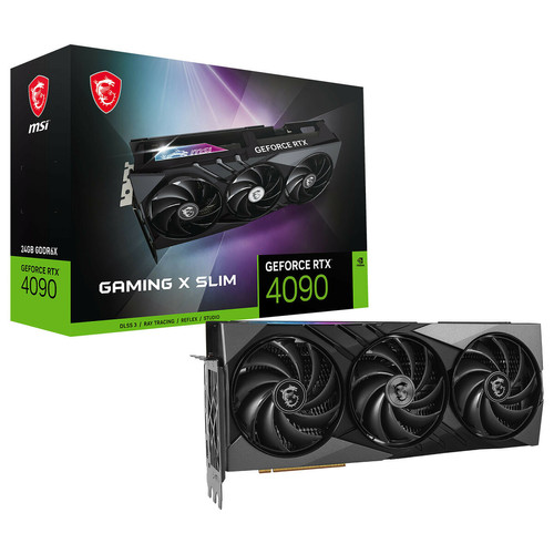 Msi - GeForce RTX 4090 GAMING X SLIM 24G Msi  - Carte graphique reconditionnée