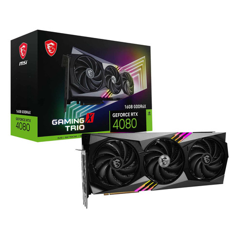 Msi - GeForce RTX 4080 GAMING X TRIO 16Go Msi - French Days Carte Graphique