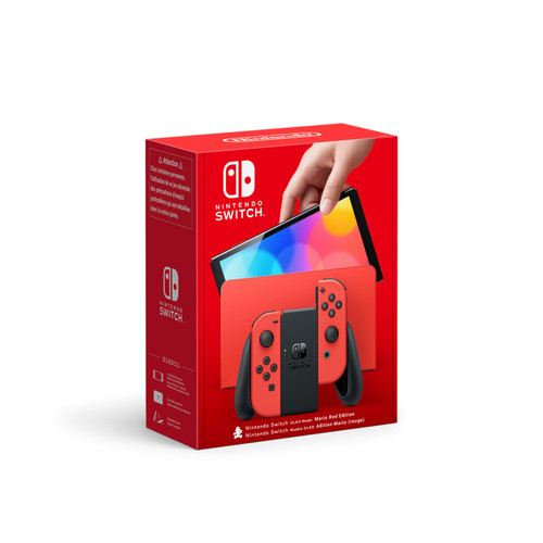 Console Switch Nintendo Nintendo Switch - OLED Model - Mario Red Edition portable game console