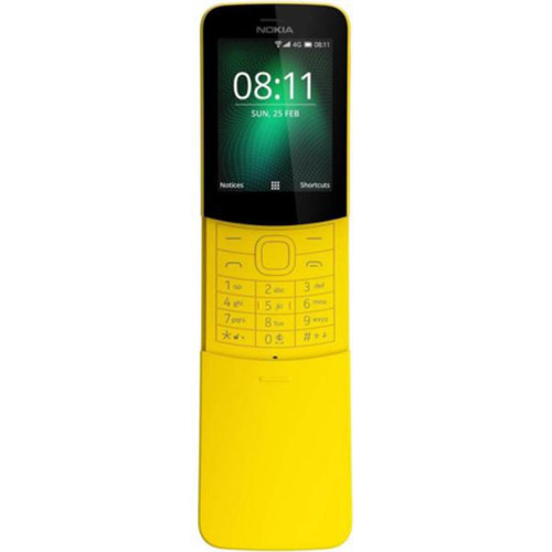 Nokia - Nokia 8110 4G Dual SIM Yellow Nokia  - Bracelet connecté