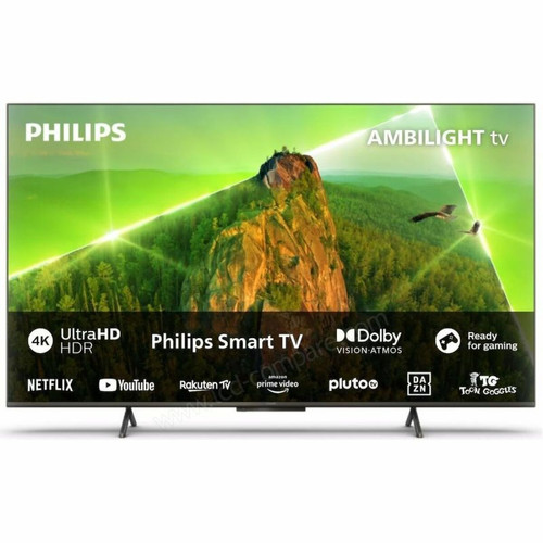 Philips - Téléviseur 4K 55'' 139 cm PHILIPS 55PUS8108 Philips - TV 50'' à 55''