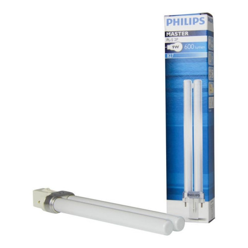 Tubes et néons Philips Philips MASTER PL-S 9W - 827 Blanc Très Chaud | 2 Pin