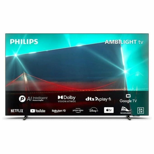 Philips - TV OLED 4K 55" 139 cm - 55OLED718 2023 Philips - Faites level up votre amour ! TV