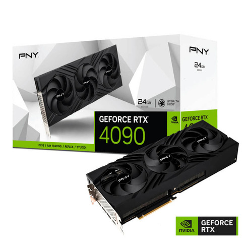 PNY - Geforce RTX 4090 24GB - VERTO - Triple Fan Edition  PNY - Profitez de la livraison offerte sur les composants vendus et expédiés par Rue du Commerce