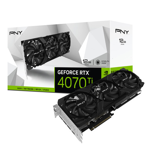 PNY - GeForce RTX 4070 Ti 12G VERTO Triple Fan PNY - NVIDIA GeForce RTX 40 Composants