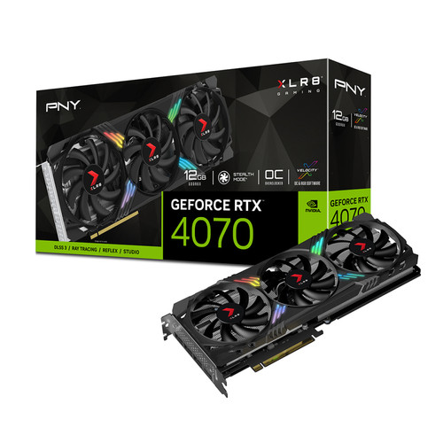 PNY - GeForce RTX 4070 XLR8 Gaming VERTO EPIC-X PNY - Idées cadeaux pour Noël