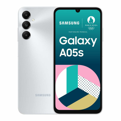 Samsung - Galaxy A05s - 4G - 4/64 Go - Argent Samsung - Smartphone Android 64 go