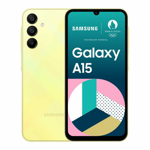 Samsung - Galaxy A15 - 4/128 Go - Lime Samsung - Smartphone à moins de 200 euros Smartphone