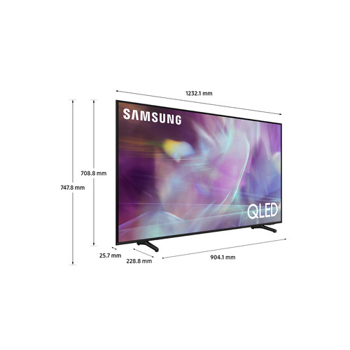 TV 50'' à 55'' Samsung Samsung Series 6 QE55Q60AAU 139,7 cm (55') 4K Ultra HD Smart TV Wifi Noir