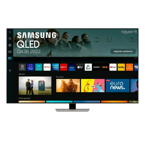 Samsung - TV LED Samsung QLED QE65Q83B 4K UHD 65 2022 Argent Samsung - TV 56'' à 65'' Samsung