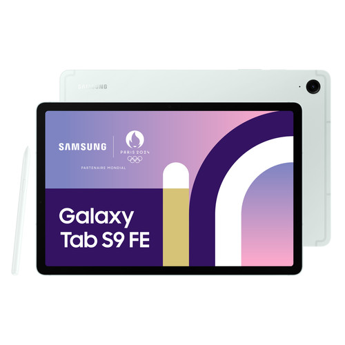 Samsung - Galaxy Tab S9 FE - 6/128Go - WiFi - Light Green - S Pen inclus Samsung - Le meilleur de nos Marchands Composants