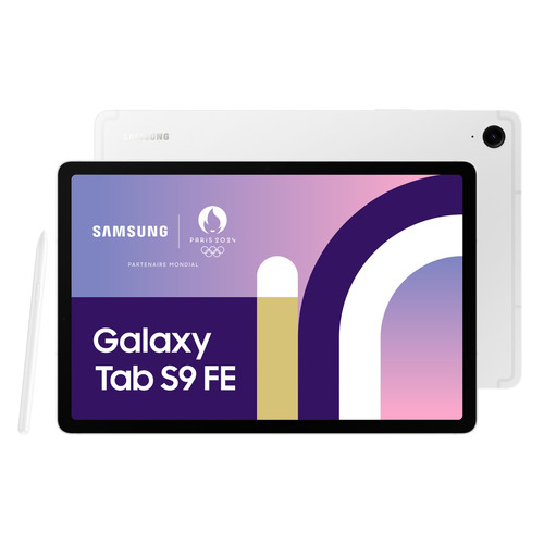Samsung - Galaxy Tab S9 FE - 6/128Go - WiFi - Argent - S Pen inclus Samsung - Tablette Android Samsung