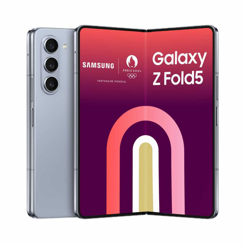 Samsung - Galaxy Z Fold5 - 12/256 Go - 5G - Bleu Samsung - Soldes Samsung