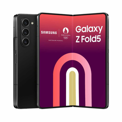 Samsung - Galaxy Z Fold5 - 12/256 Go - 5G - Noir  Samsung - Smartphone Android 256 go