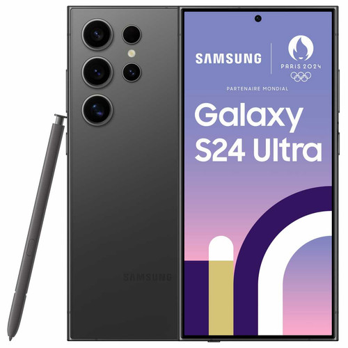 Samsung - Galaxy S24 Ultra - 5G - 12/256 Go - Noir Samsung - Smartphone Android