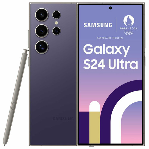 Samsung - Galaxy S24 Ultra - 5G - 12/256 Go - Violet Samsung  - Samsung