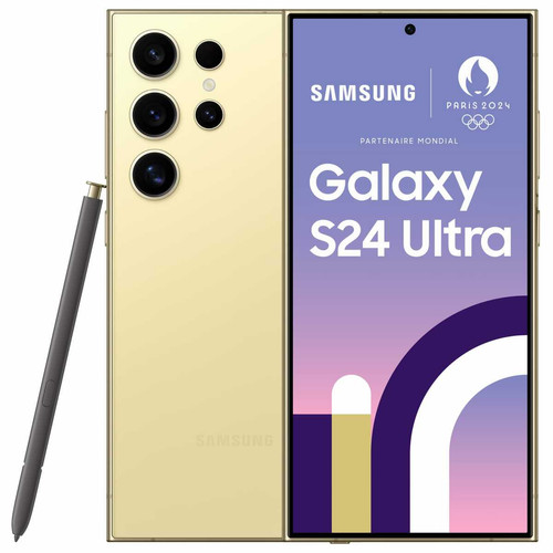Samsung - Galaxy S24 Ultra - 5G - 12/256 Go - Ambre Samsung - Smartphone Android 256 go