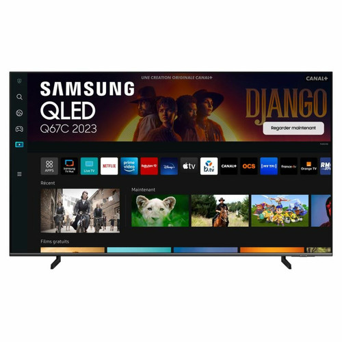 Samsung - Téléviseur QLED 65'' 163 cm SAMSUNG 65Q67C Samsung - TV 56'' à 65'' 4k uhd