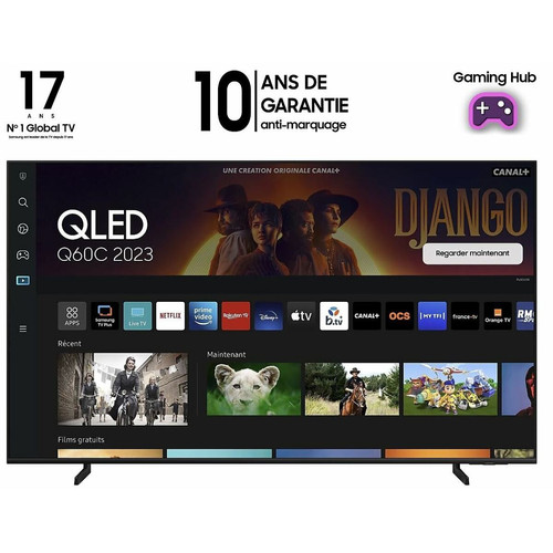 Samsung - TV QLED 4k 65" 165cm - QE65Q60CAUXXH - 2023 Samsung - Bons Plans TV, Télévisions