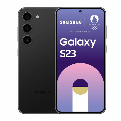 Samsung - Galaxy S23 - 8/128 Go - Noir Samsung - La fête des mères Smarpthone, Tablette tactile
