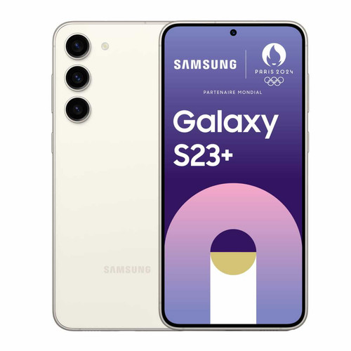 Samsung - Galaxy S23+ - 8/256 Go - Crème Samsung - Idées cadeaux pour Noël Smartphone