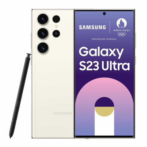Samsung - Galaxy S23 Ultra - 12/512 Go - Crème Samsung - La fête des mères Smarpthone, Tablette tactile