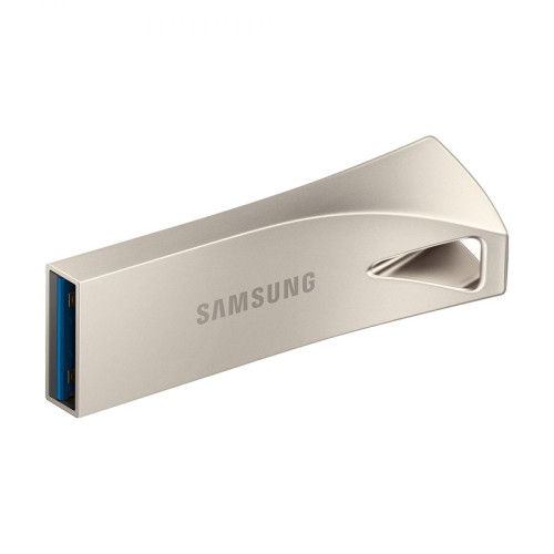 Samsung - CLE USB SAMSUNG 128G USB 3.1 BAR PLUS - CHAMPAGNE SILVER VITESSE LECTURE JUSQU'A 300Mo/S MUF-128BE3/APC Samsung  - Clé USB