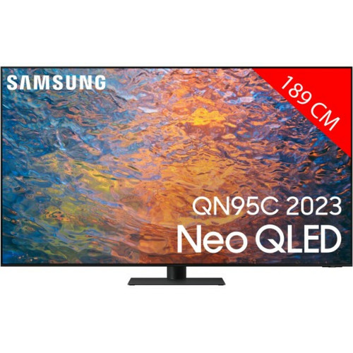 Samsung - TV Neo QLED 4K 189 cm TQ75QN95C Mini LED 100Hz / 144Hz Samsung - TV 66'' et plus