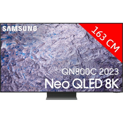 Samsung - TV Neo QLED 8K 163 cm TQ65QN800C Mini LED 8K - 100Hz Samsung - TV 56'' à 65''