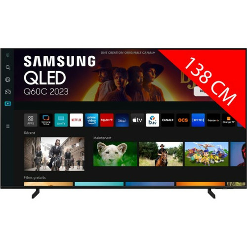 TV 32'' à 39'' Samsung TV QLED Samsung QLED TQ55Q60C 2023