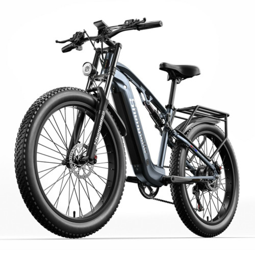 Vélo électrique SHENGMILO Vélo électrique SHENGMILO MX05 - Gris - BABANG 1000W Moteur 26 pouces 17.5AH Samsung Batterie au lithium E-Bike FAT BIKE