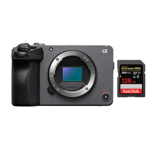 Sony - Caméra de cinéma numérique Sony FX30 + SanDisk 128 Go Extreme Pro SDXC UHS-II U3 300 Mo/s Sony - 24ème Anniversaire Rue du Commerce Appareil Photo