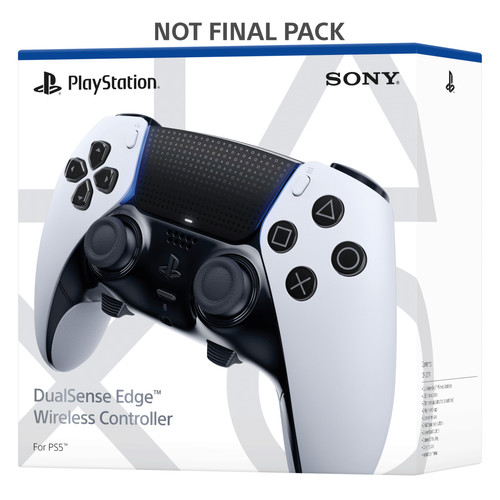 Sony - Manette sans fil Sony DualSense Edge pour PS5 Noir et blanc Sony - Bonnes affaires Joystick
