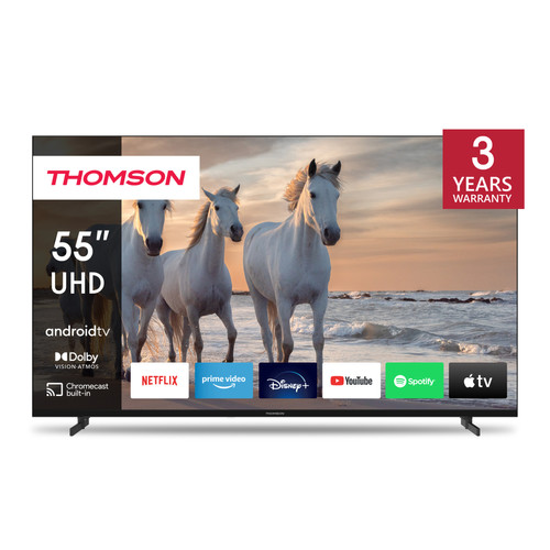 Thomson - 55” (139 cm) LED 4K UHD Smart Android TV Thomson - TV 50'' à 55 4k uhd