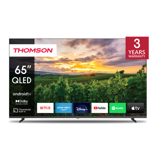 Thomson - 65” (165 cm) QLED 4K UHD Smart Android TV Thomson - TV 56'' à 65'' 4k uhd