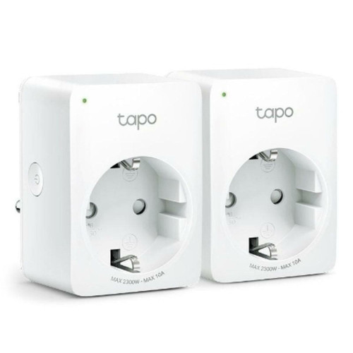 Prise connectée TP-LINK TP-Link Tapo P100 Mini Smart Wifi Smart Socket Pack 2 Unités