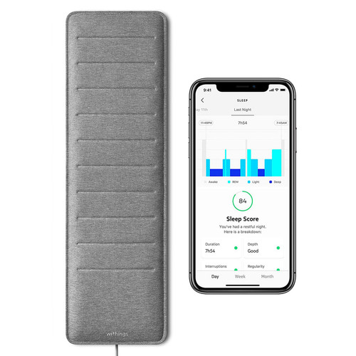 Withings - Capteur de Sommeil Connecté Health Mate Compact Sleep Analyzer Withings - Gris Withings  - Electroménager connecté