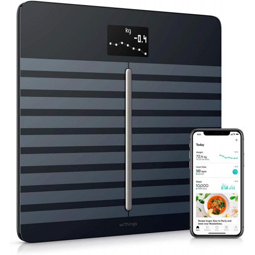 Withings - Withings Body Cardio Balance Connectée Noire Withings  - Balance connectée