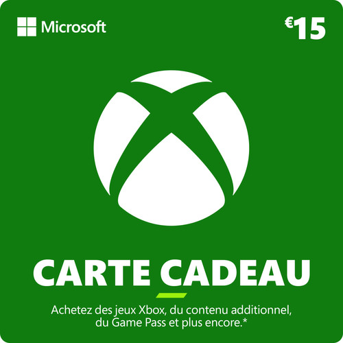 Xbox - Carte cadeau 15 euros Xbox  - Jeux et Consoles