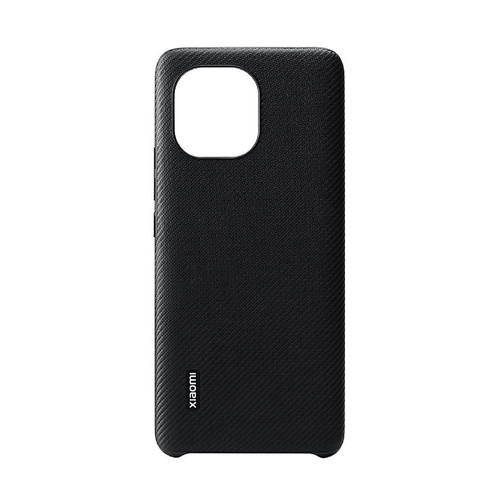 XIAOMI - Cover Xiaomi EU BHR4981GL Mi 11 M2011K2C Custodia Case Leather Carbon Nero XIAOMI - Coque, étui smartphone XIAOMI