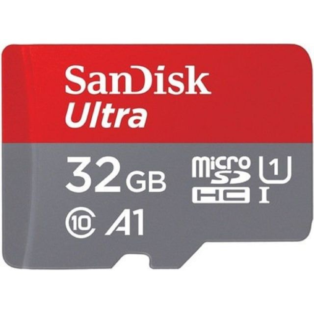 Sandisk - Carte micro SD Ultra 32 Go100MB/s C10 UHS U1 A1 Card+Adaptateur Sandisk - Sandisk