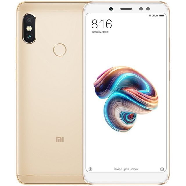 Smartphone Android XIAOMI Redmi Note 5 - 64Go - Or - Version Française
