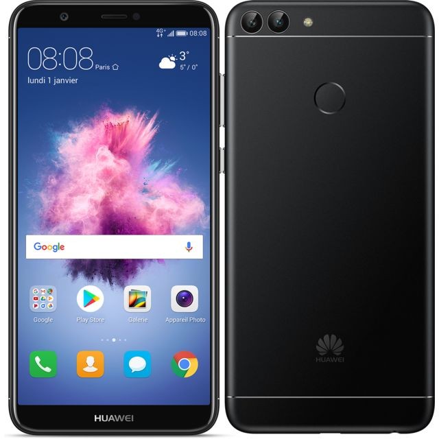 Huawei - P Smart - Noir Huawei - Smartphone Huawei